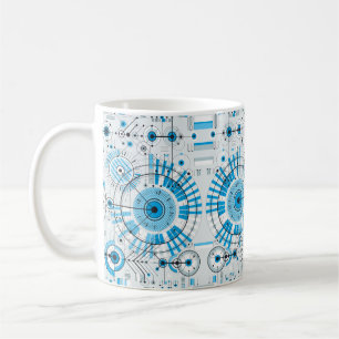Coola Abstrakt Engine Technology Kaffemugg