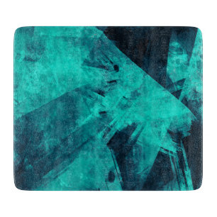Coola Abstrakt Jagged Blue Art