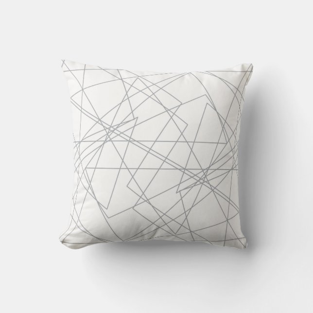 coola abstrakt linjer geometrisk design modern kudde (Framsida)