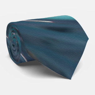 Coola Abstrakt Retro Black och Teal Cosmic Swirl Slips