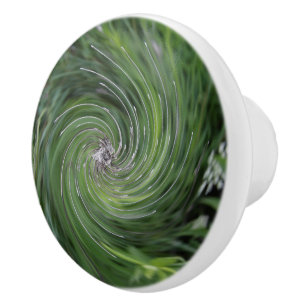Coola Abstrakt Retro Chartreuse Grönt Blommigt Swi Knopp