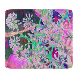 Coola Abstrakt Retro Natur i Rosa och Lime Green