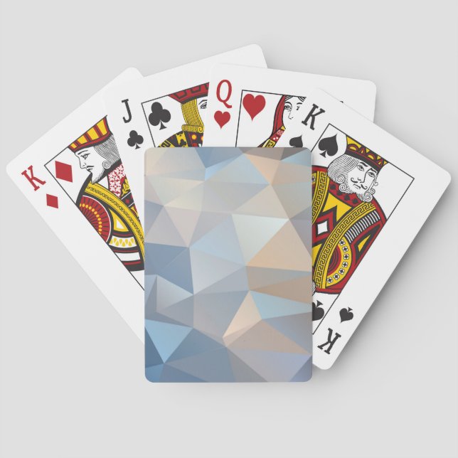 Coola Abstrakt Triangle Mönster Spel Kort (Baksidan)