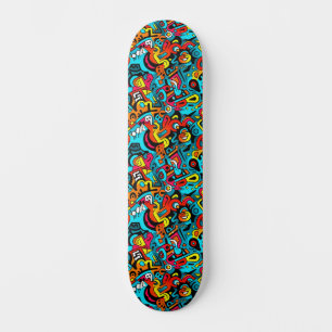 Coola Abstrakt Urban Street Art Wide Skateboard