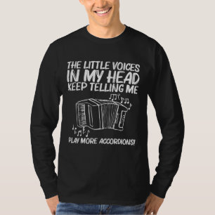 Coola Accordion För manar Women Jazz Classical Mus T Shirt