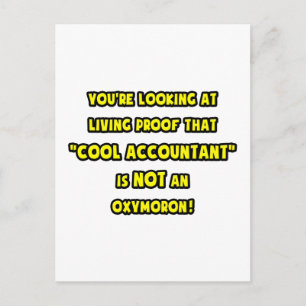 Coola Accountant är INTE Oxymoron Vykort
