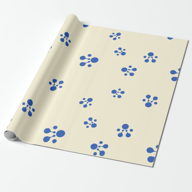 Coola Aelf Cryptocurrency Coin Sign Mönster Presentpapper (Utrullad)