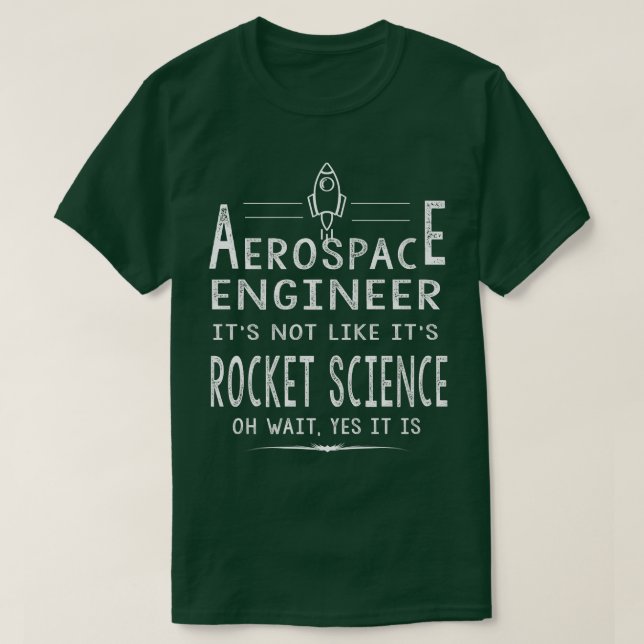 Coola Aerospace Ingenjör För manar Women Rocket Sc T Shirt (Design framsida)