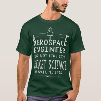 Coola Aerospace Ingenjör För manar Women Rocket Sc T Shirt