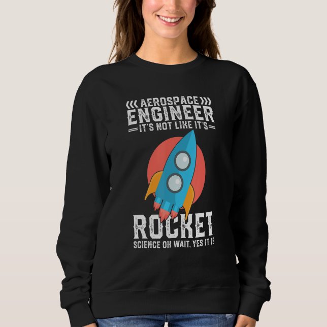 Coola Aerospace Ingenjör Rocket Scientist Space T Shirt (Framsida)