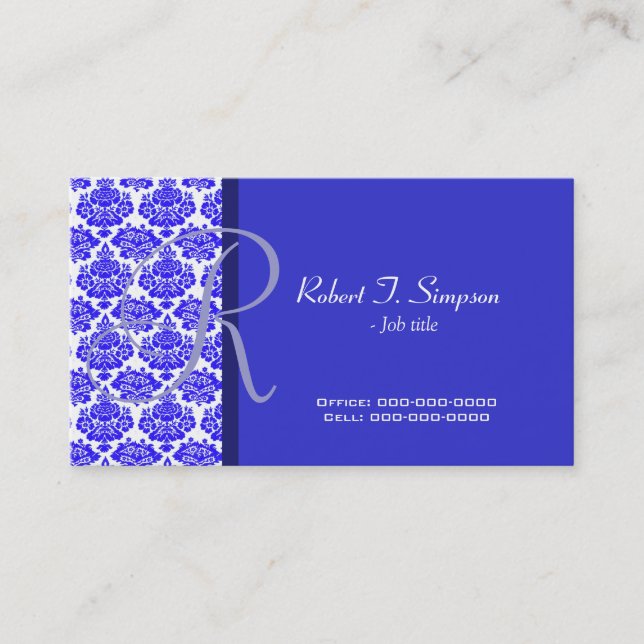 coola, affärskort för dämpad elegant visitkort (Framsida)