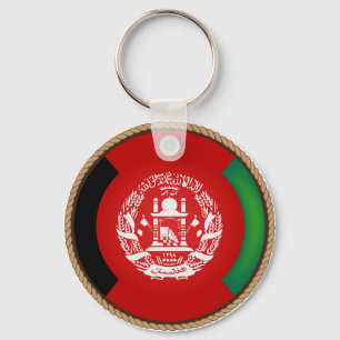 Coola Afghanistan Flagga Seal Nyckelring
