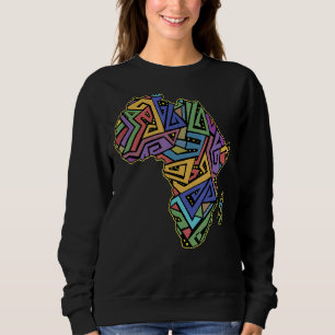 Coola Afrika Karta Afrikas geografi T Shirt