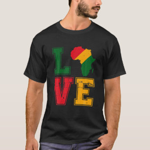 Coola Afrika Karta För manar kvinnor traditionell  T Shirt