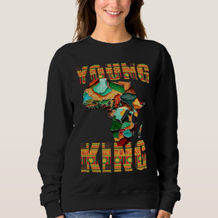 Coola afrikanska Kente män pojkar barn afrikansk-a T Shirt