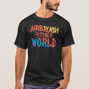 Coola Airbrush World Vintage Graffiti Airbrush T Shirt