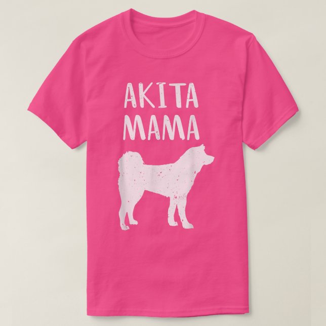 Coola Akita Art Women Akita Mamma Owner Djurälskar T Shirt (Design framsida)