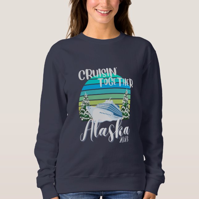 Coola Alaska Cruise 2023 Family Friend Group Trave T Shirt (Framsida)