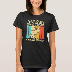 Coola Älg För Män Kvinnor Älg Hjort Tjür Älgdjur T Shirt