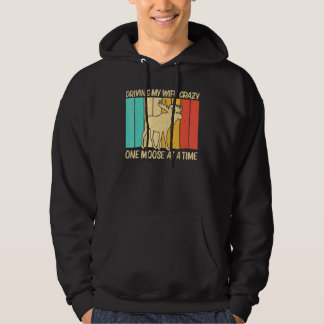 Coola Älg För Män Pojkar Älg Hjort Tjür Älg   Hoodie