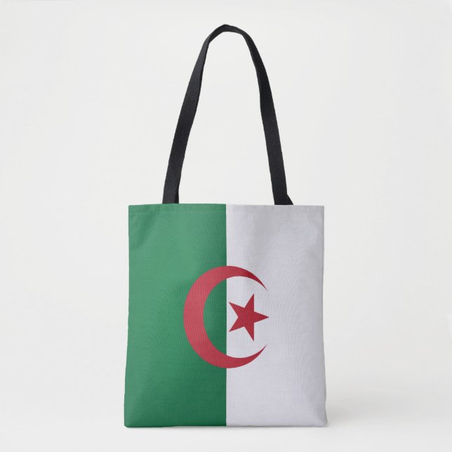 Coola Algeriet Flagga Mode Tygkasse (Framsida)