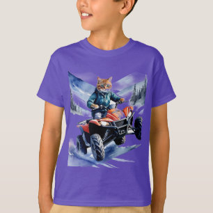 Coola All Terrain Fordon Cat Roligt Watercolor T Shirt