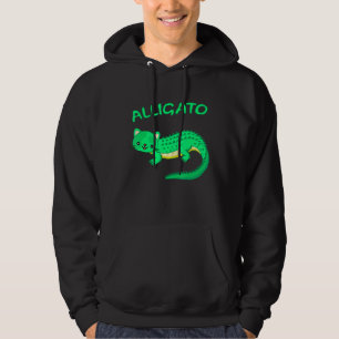 Coola Alligator och Fantastisk krokodilkatt och re Hoodie