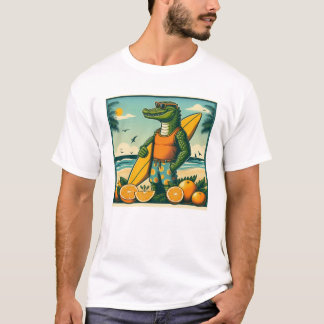 Coola Alligator Surfs T Shirt