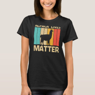 Coola Alpaca För manar kvinnor Peruanska alfabet T Shirt