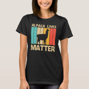 Coola Alpaca För manar kvinnor Peruanska alfabet T Shirt