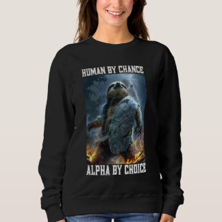 Coola Alpha Sloth Cringey Funny Cringe Alpha Anima T Shirt