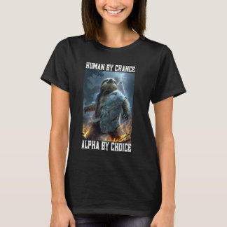 Coola Alpha Sloth Cringey Funny Cringe Alpha Anima T Shirt