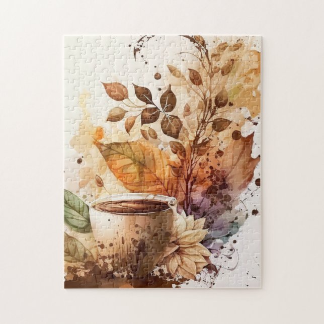 Coola älskare kaffe pussel (Vertikal)