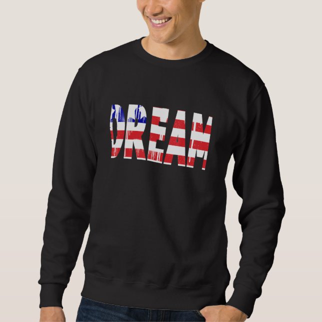 Coola America Inspired Tee Roligt Summer Apparel Lång Ärmad Tröja (Framsida)