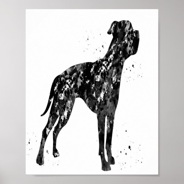 Coola American bulldog Gift | Pitbull Älskare Gift Poster (Framsidan)
