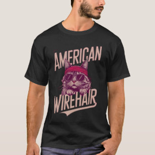 Coola American Wirehair Cat T Shirt