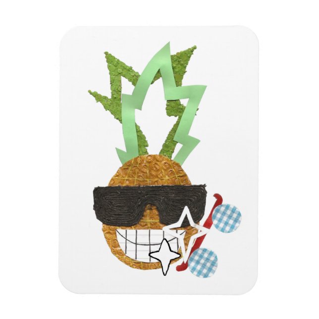Coola - ananas fotomagnet magnet (Vertikal)