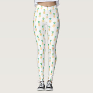 Coola Ananas Mönster Leggings