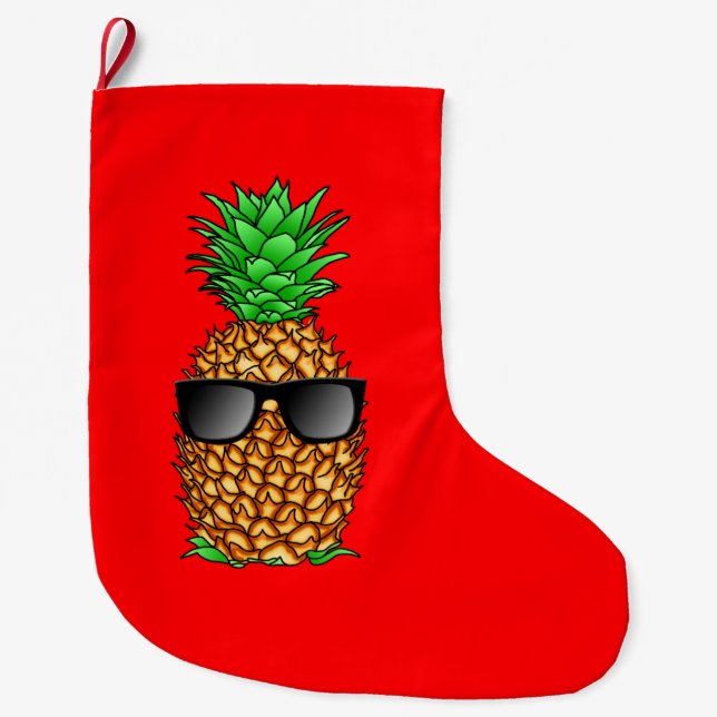 Coola Ananas Stor Julstrumpa (Framsidan)