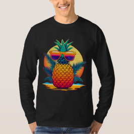Coola Ananas Sunset Vibes T Shirt