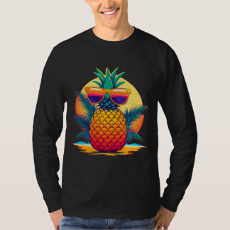 Coola Ananas Sunset Vibes T Shirt