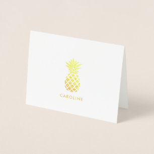 Coola Ananas Tack Folierat Kort