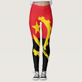 Coola Angola Flagga Mode Leggings