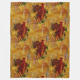 Coola Animal Mönster - Avgifter 1 Fleecefilt