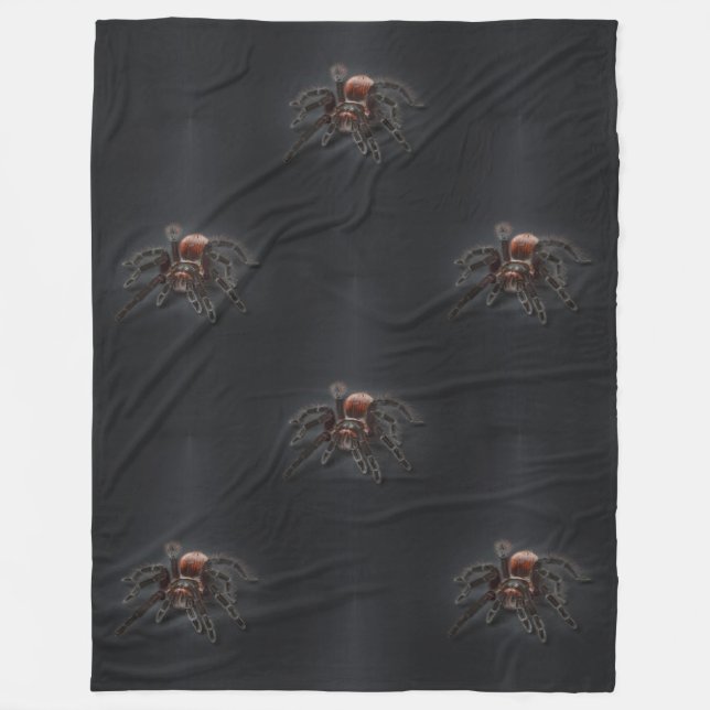 Coola Animal Mönster - Cute Spider 1 Fleecefilt (Framsidan)