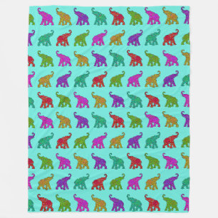 Coola Animal Mönster - Elephant 8 Fleecefilt