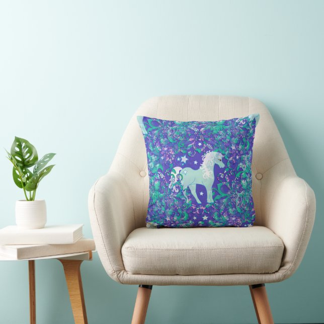 Coola Animal Mönster - Mandala Unicorn 1 Kudde (Stol)