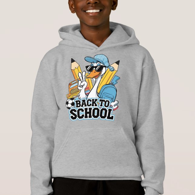 Coola Anka Back to school T Shirt (Framsida)
