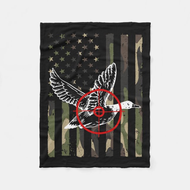 Coola Anka Jakt För manar Women Wildlife du Fleecefilt (Framsidan)