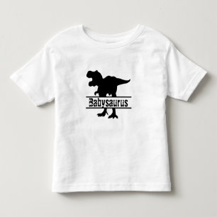 coola anpassade babysaurus Family Dinosaur T Shirt